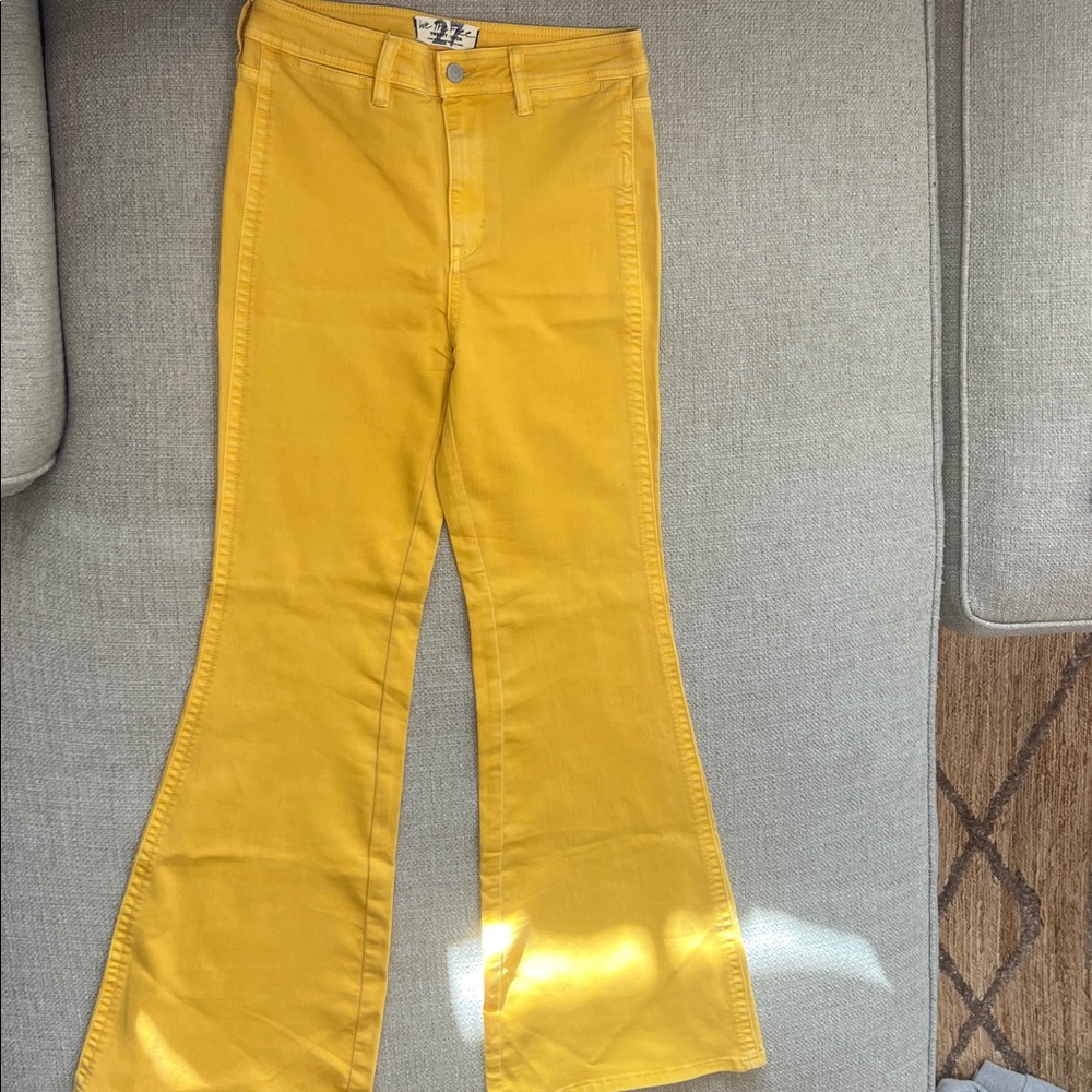 We The Free Sunny Yellow Jeans